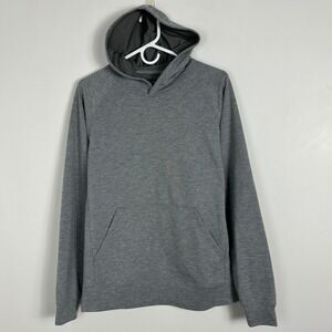 Huckberry Proof‎ Grey Hoodie Sweatshirt Mens Sz Medium Hooded Sweatshirt Minimal
